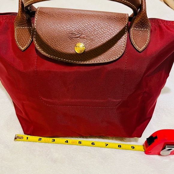 BNWT Longchap medium size bag color cranberry BN - Picture 2 of 15